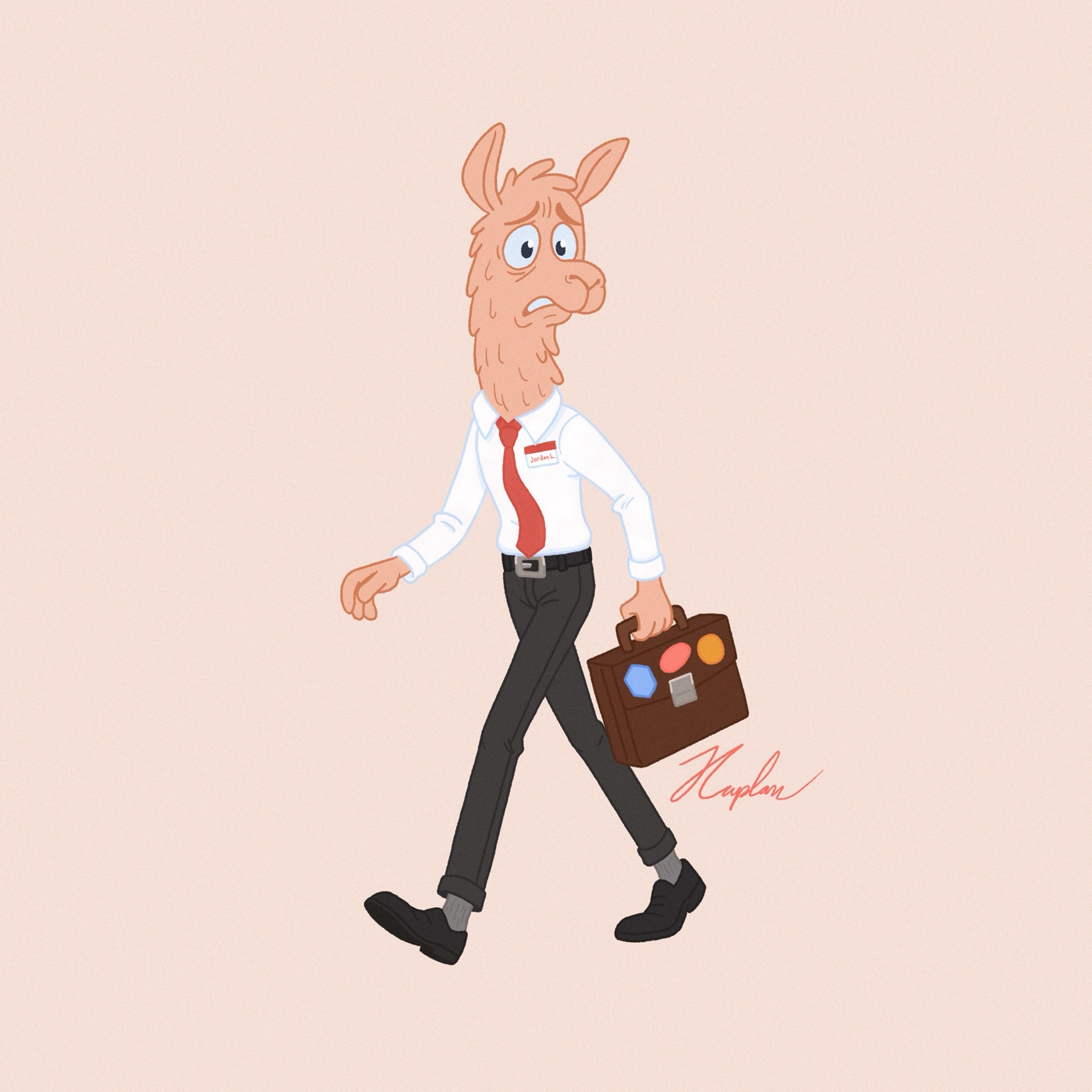 Illustration for Jordan Llamana and the Very Stressful Day